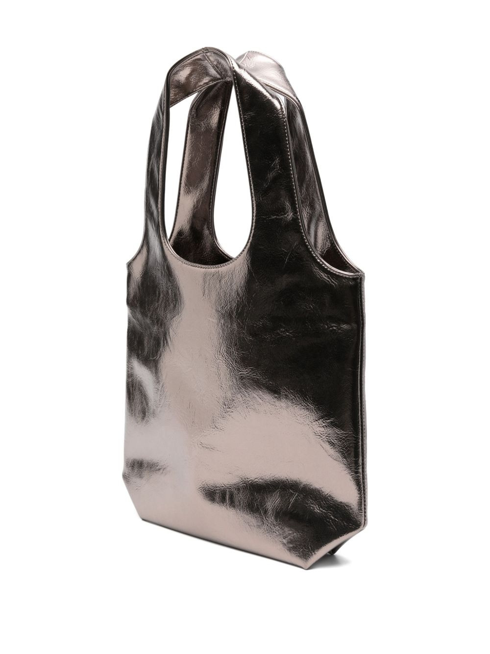 small Ninon metallic logo tote bag - 3
