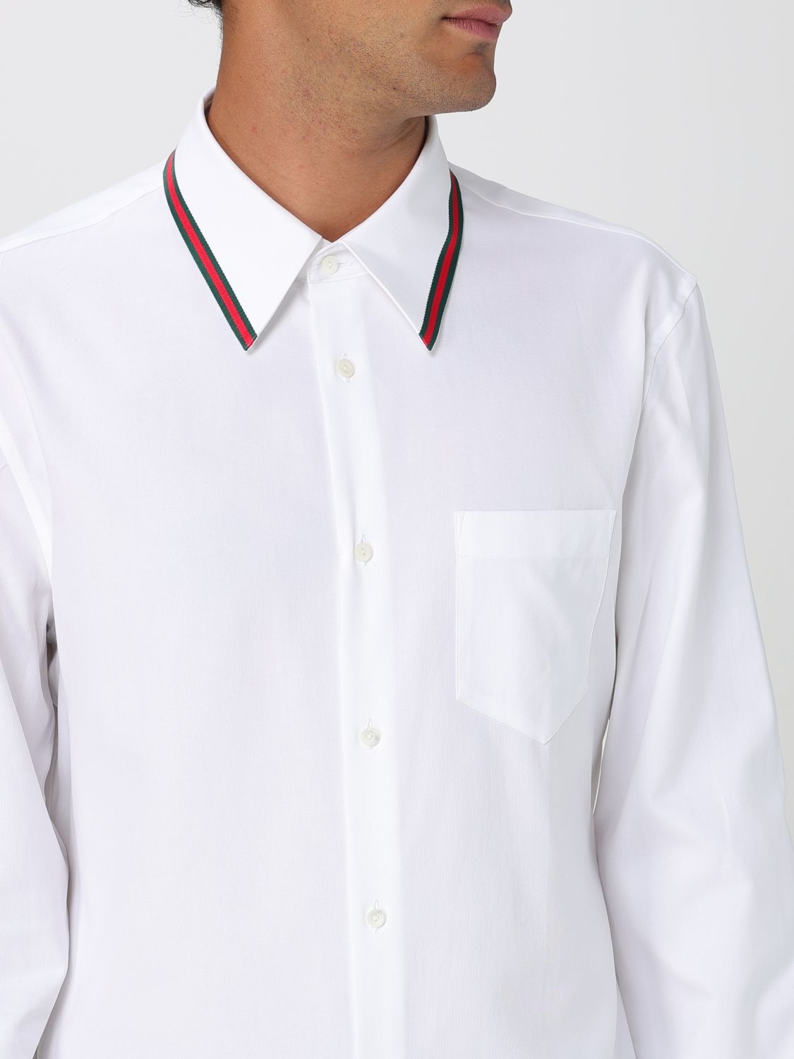 Gucci Shirt Men White - 4