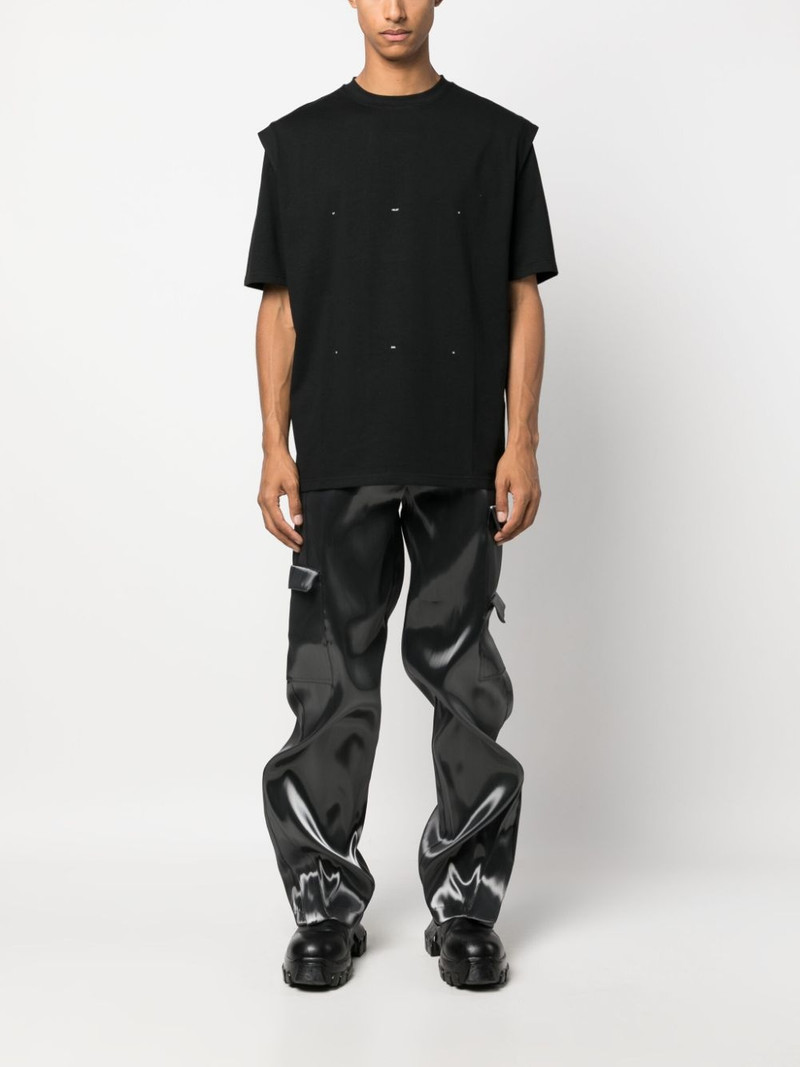 HELIOT EMIL™ Outline Logo cotton T-shirt outlook