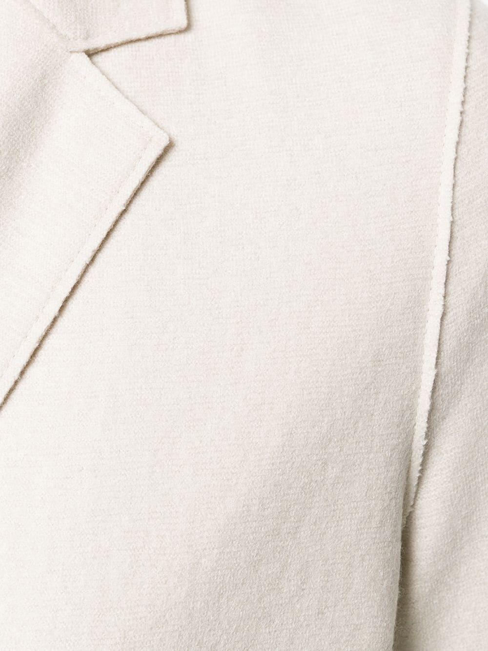 concealed fastening elongated coat - 5