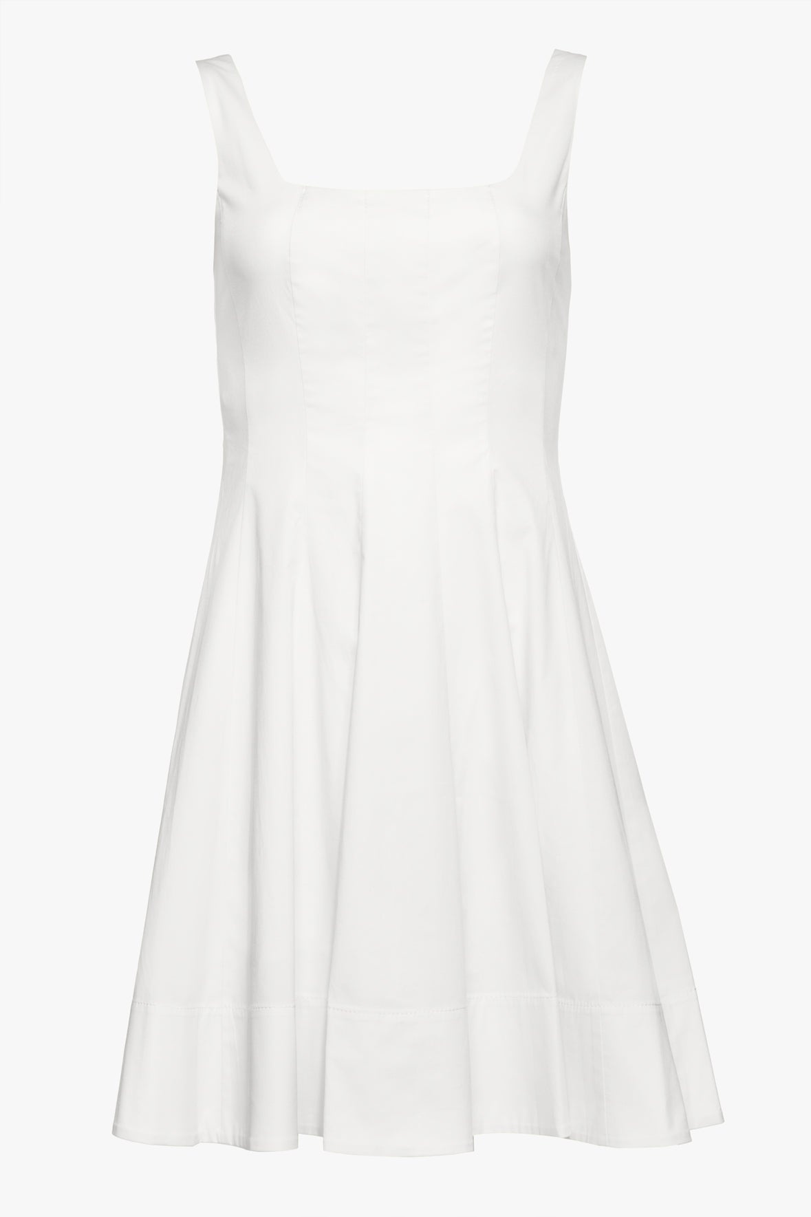 STAUD MINI WELLS DRESS WHITE - 5