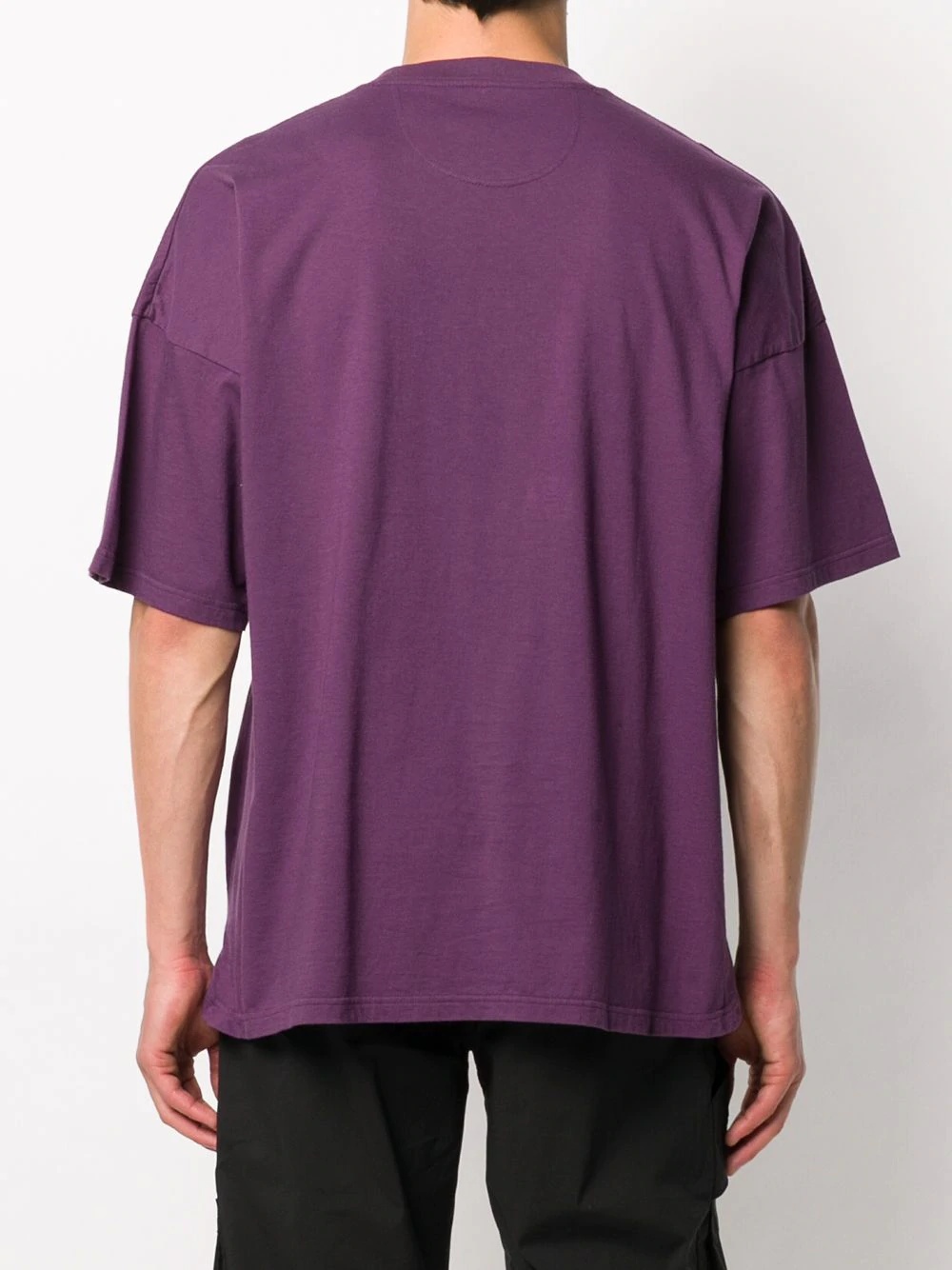 dropped shoulder T-shirt  - 4