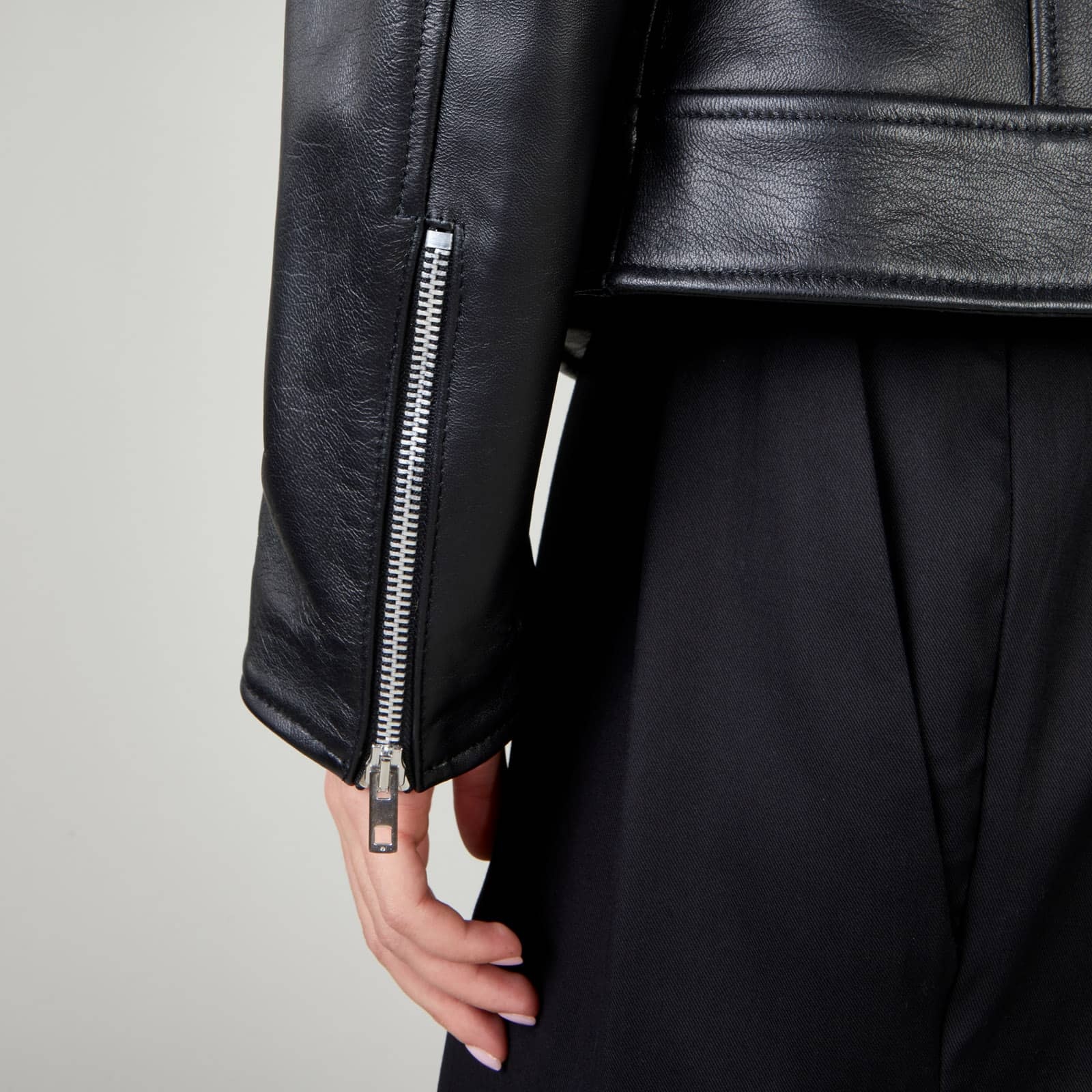 Leather Jacket Black - 7