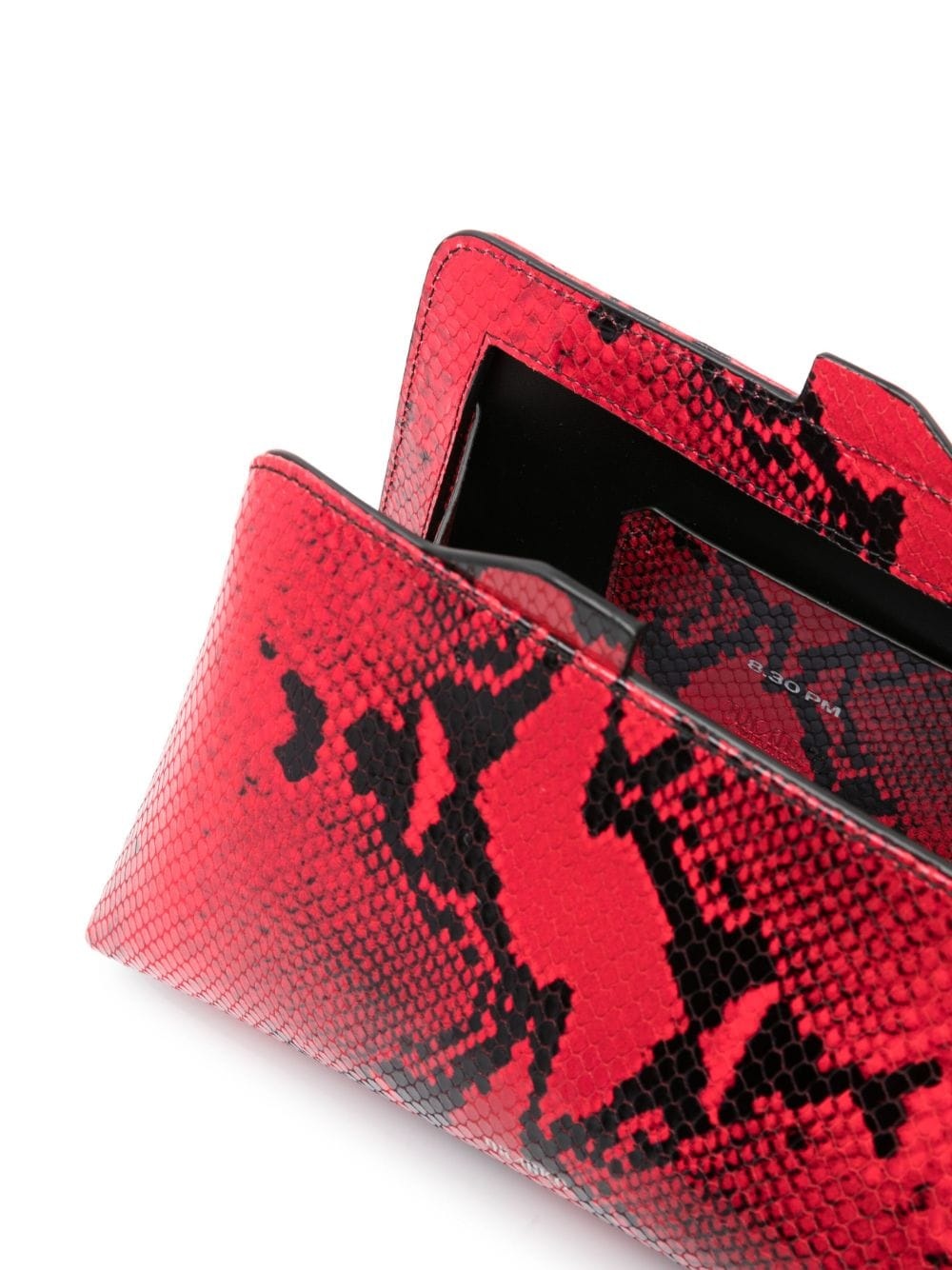 8:30 PM snakeskin-print clutch - 5