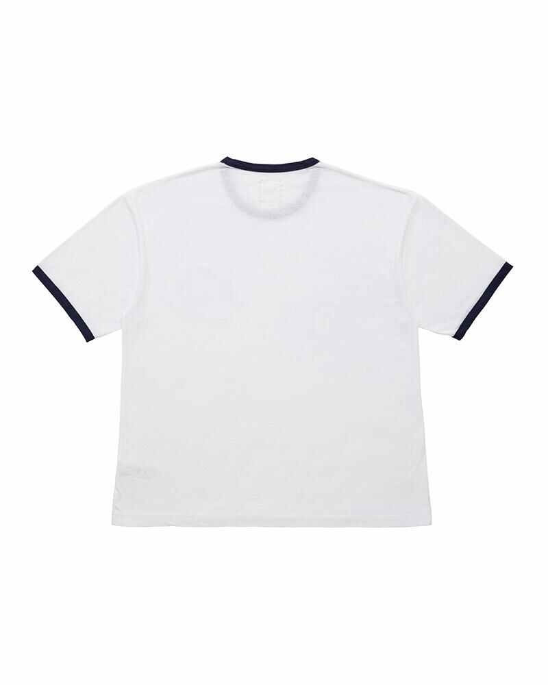 visvim AMPLUS RINGER TEE S/S NAVY outlook