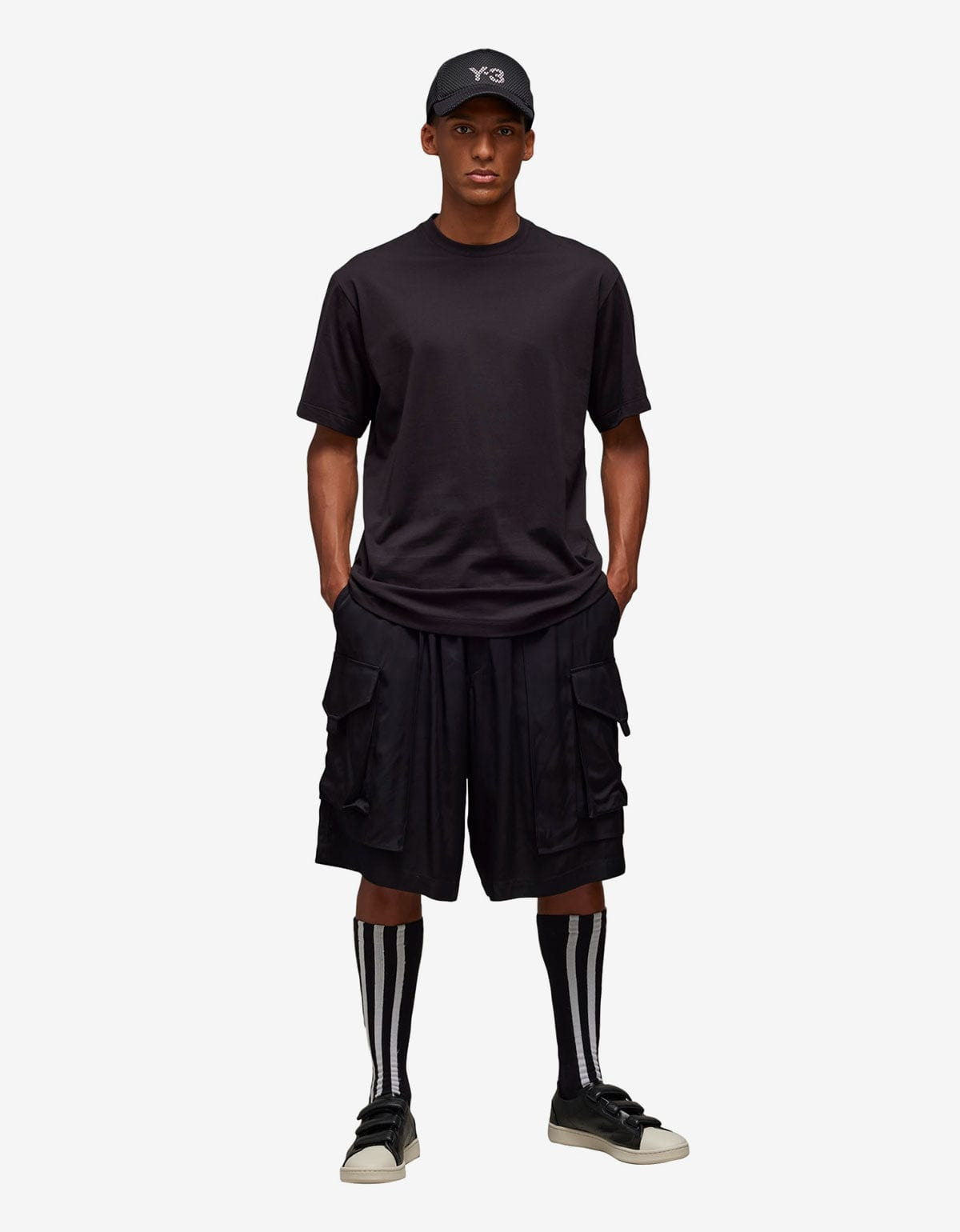 Y-3 Black Graphic Print T-Shirt - 11