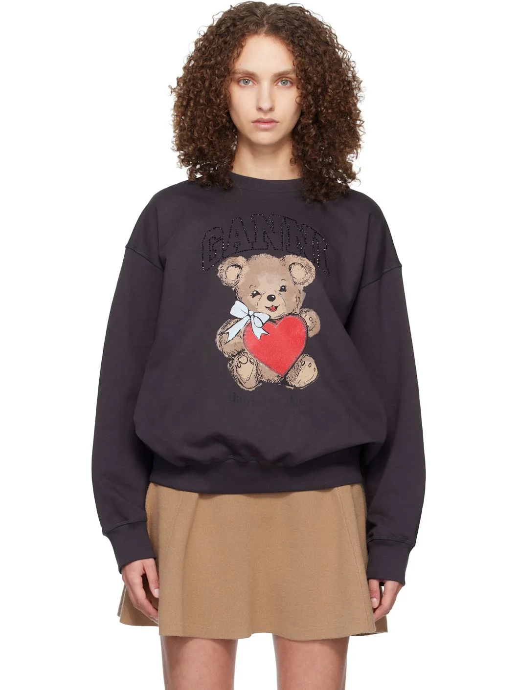 Gray Bear Sweatshirt - 1