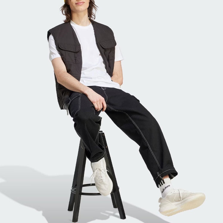 adidas Sportswear City Escape Split-Hem T-Shirt 'White' II3478 - 5