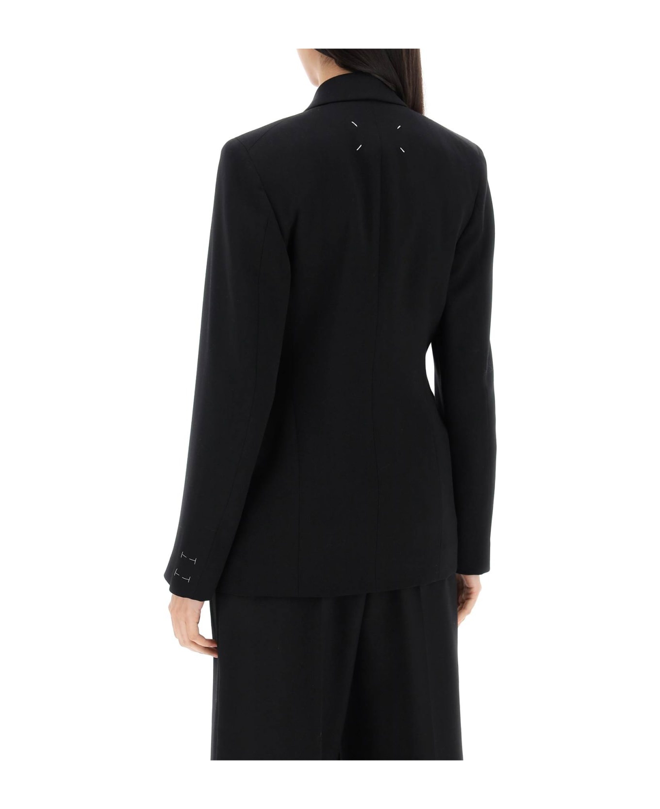 Slim-fit Wool Jacket With A Fitted Waist - 4