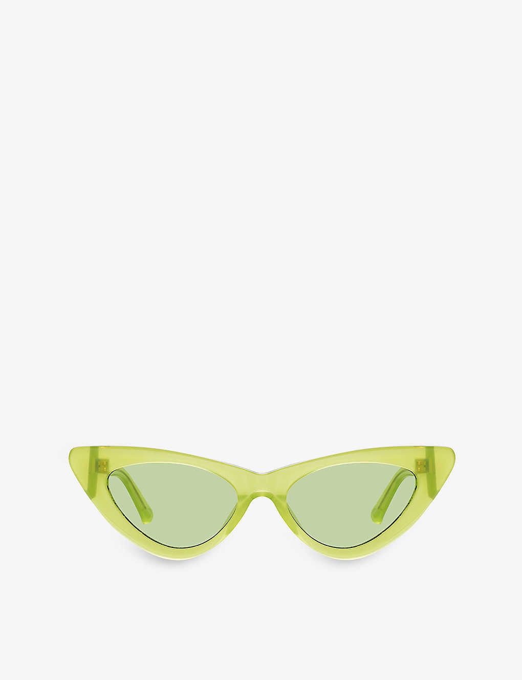 Linda Farrow x The Attico Dora D-shape acetate sunglasses - 1