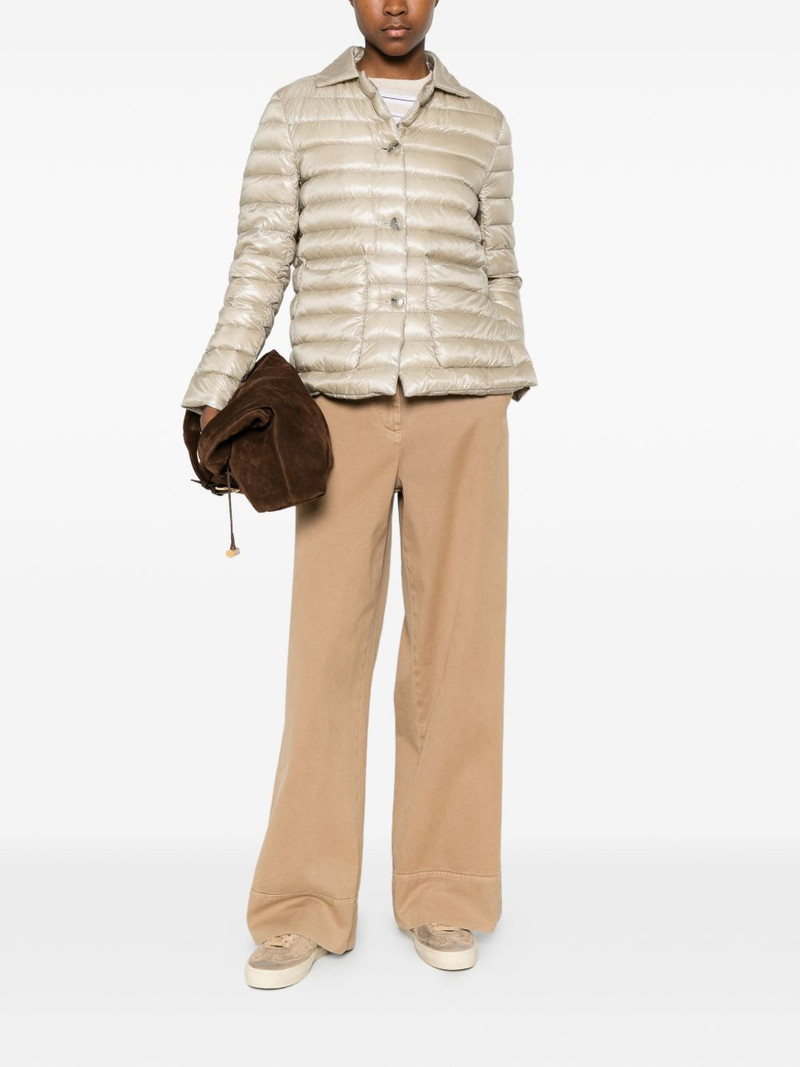 Herno quilted button-up jacket outlook