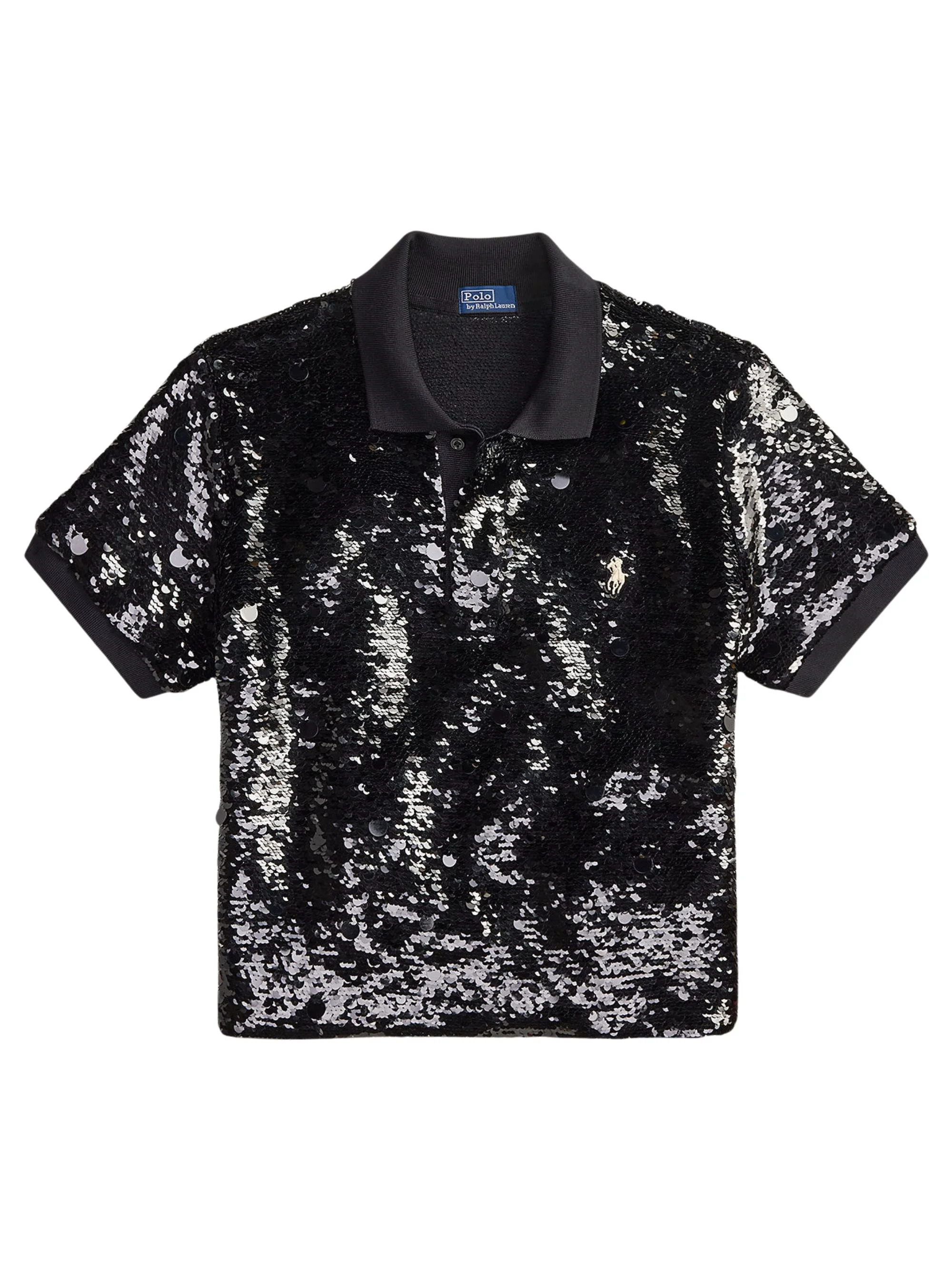 Short-sleeved polo shirt with logo - 1