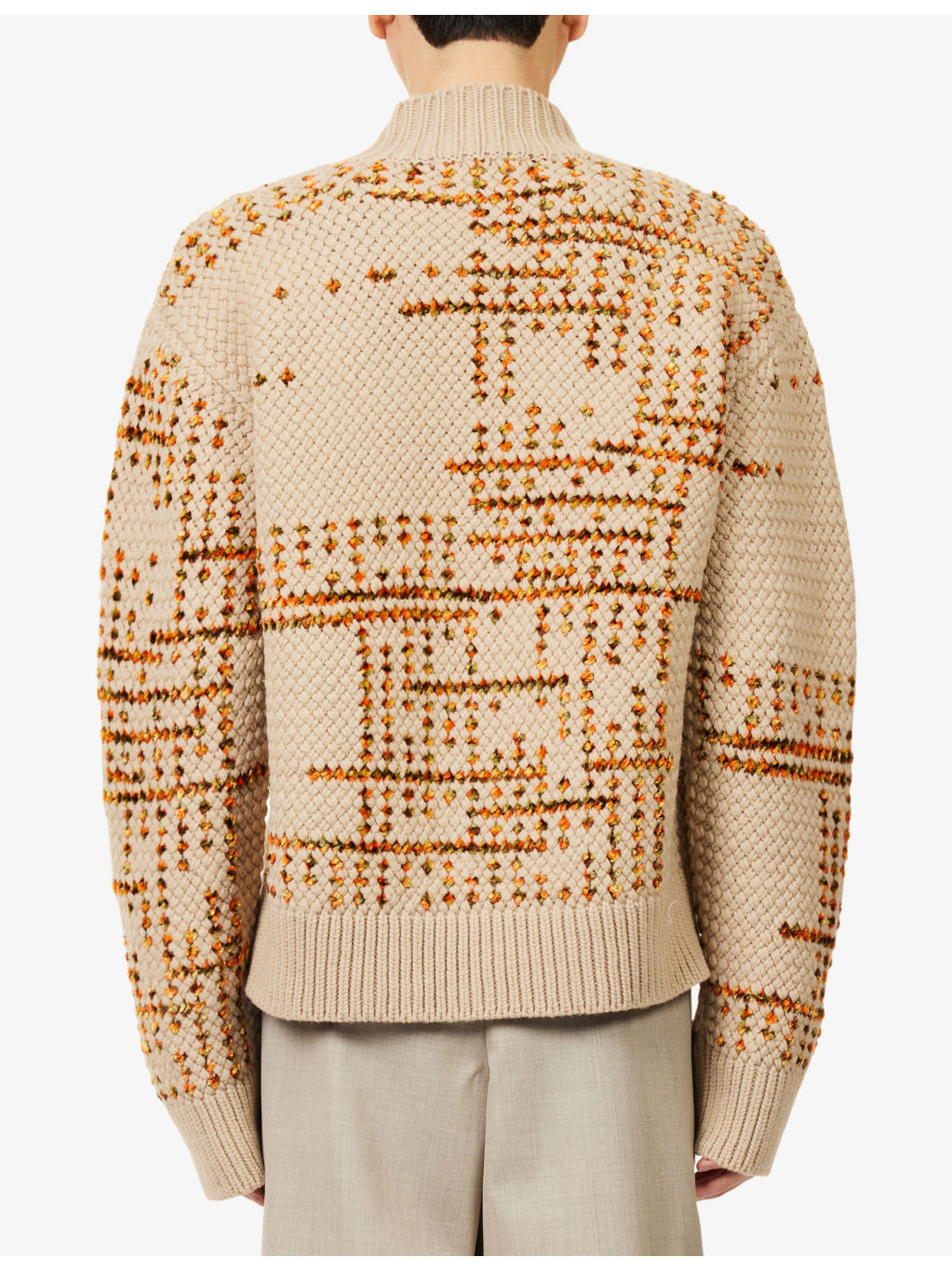 Mauritius Macao Patterned Wool-Blend Jumper - 4