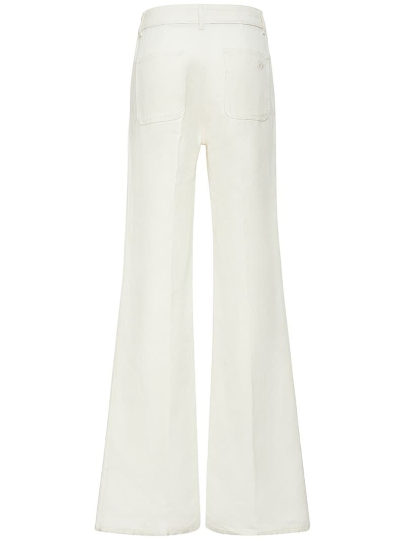 Danbeth linen & cotton wide pants - 4