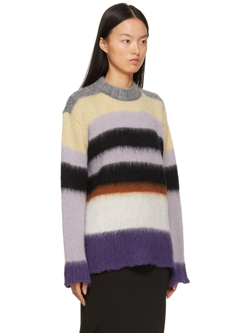 Marc Jacobs Multicolor 'The Brushed Striped Sweater' Sweater outlook