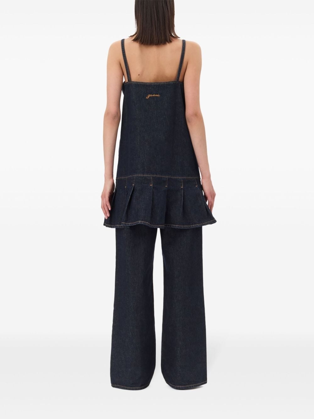 denim mini dress - 4