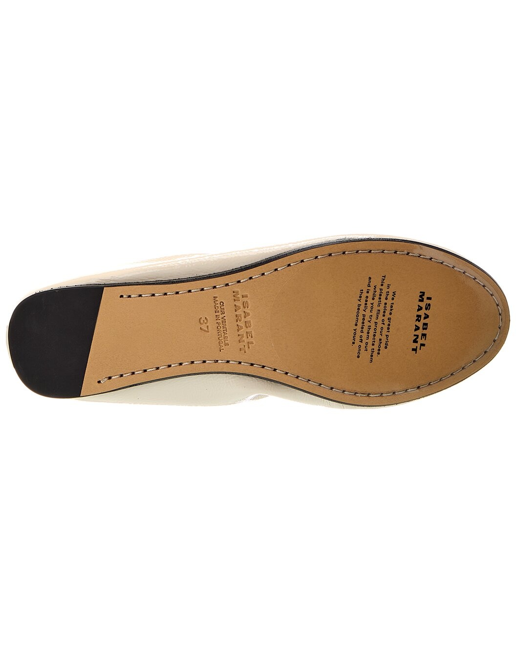 Isabel Marant Belna Leather Ballet Flat - 4