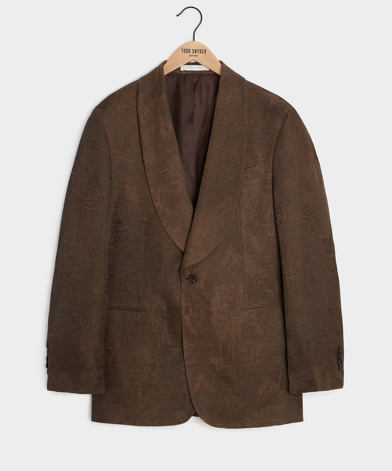 Italian Linen-Cupro Dayshawl Jacket 1