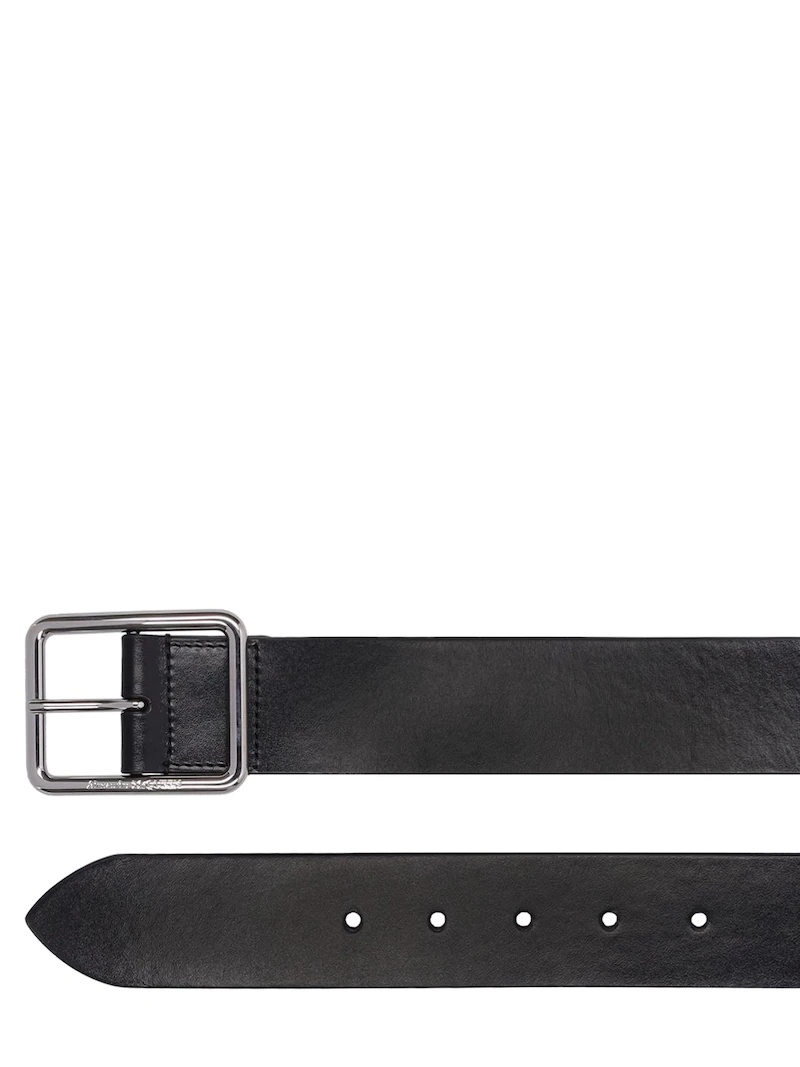 4CM LEATHER BELT - 3