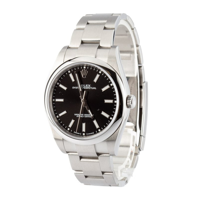 Rolex Oyster Perpetual 39 Ref 114300 Black Dial - 2