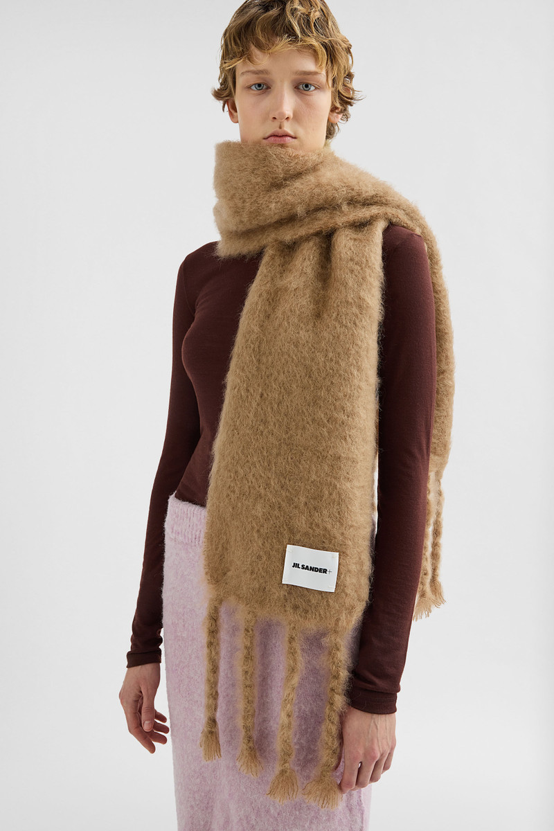 Slim Wool Blend Scarf 3