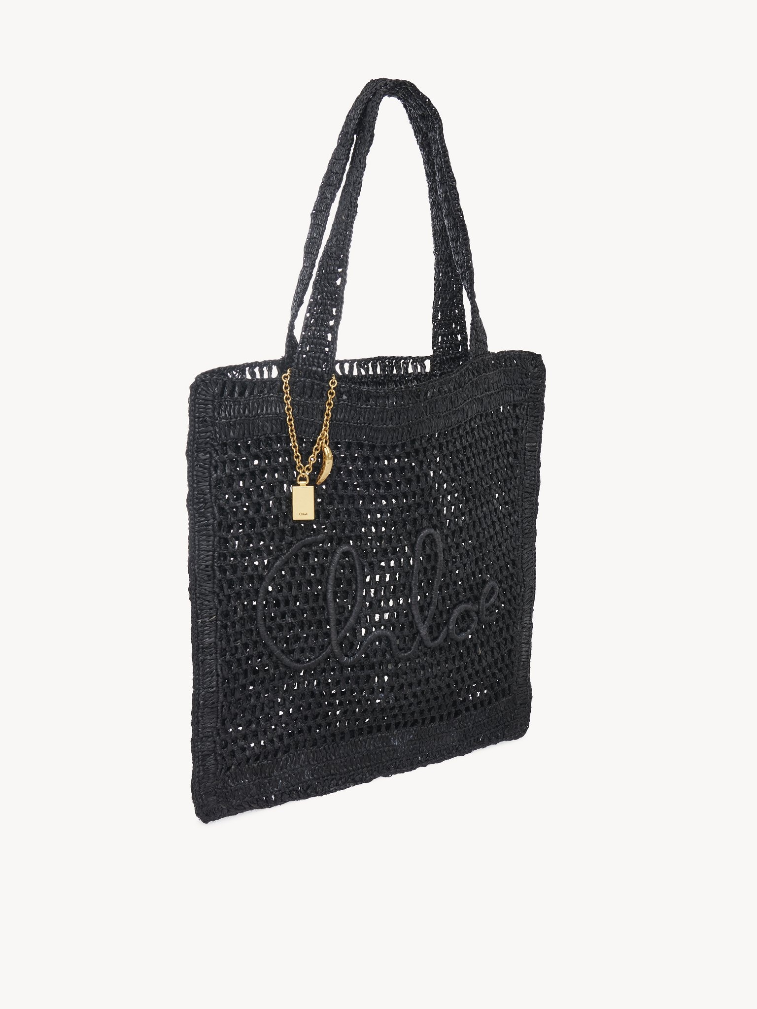 SUMMER BANANA TOTE BAG IN RAFFIA - 3