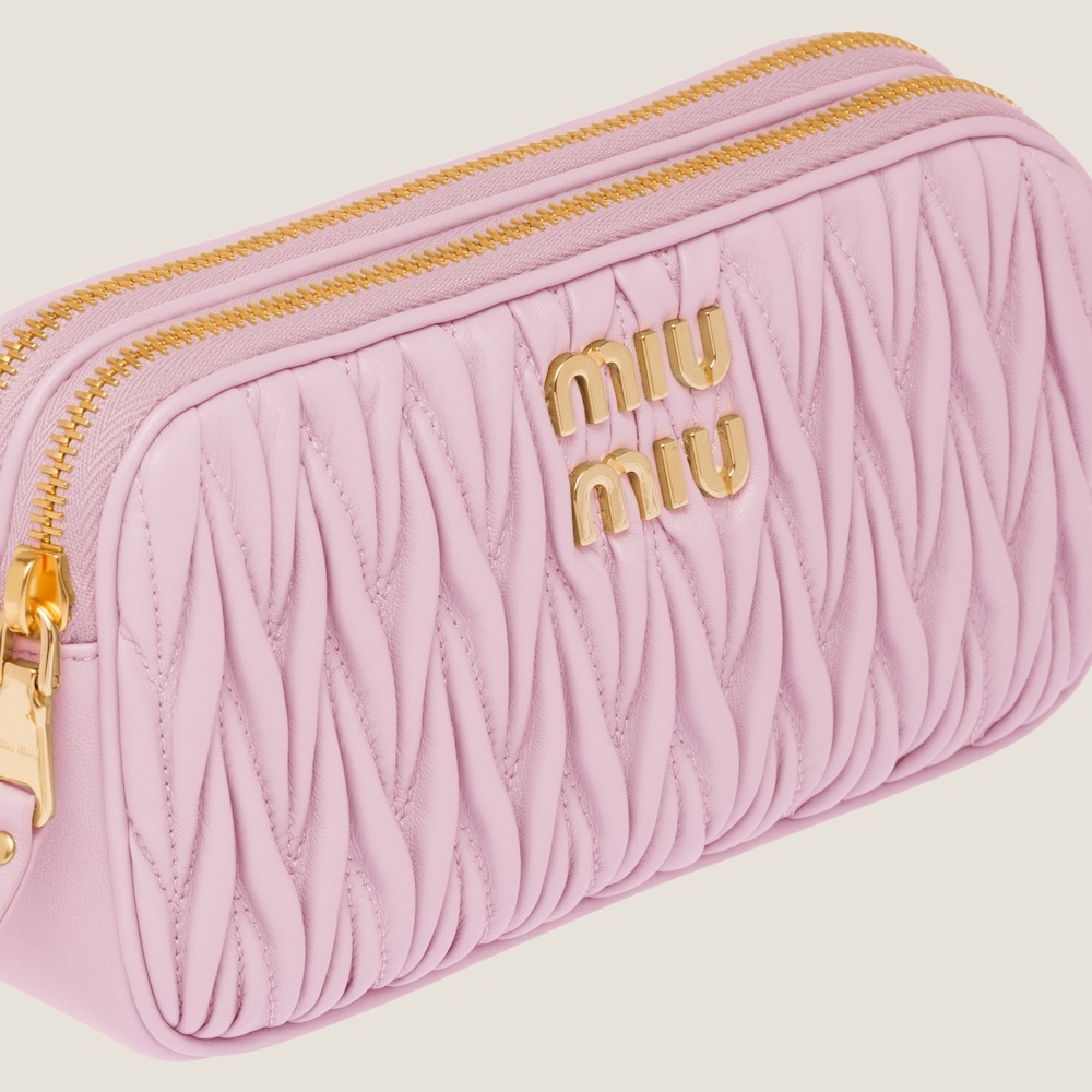 Matelassé nappa leather mini-bag - 7