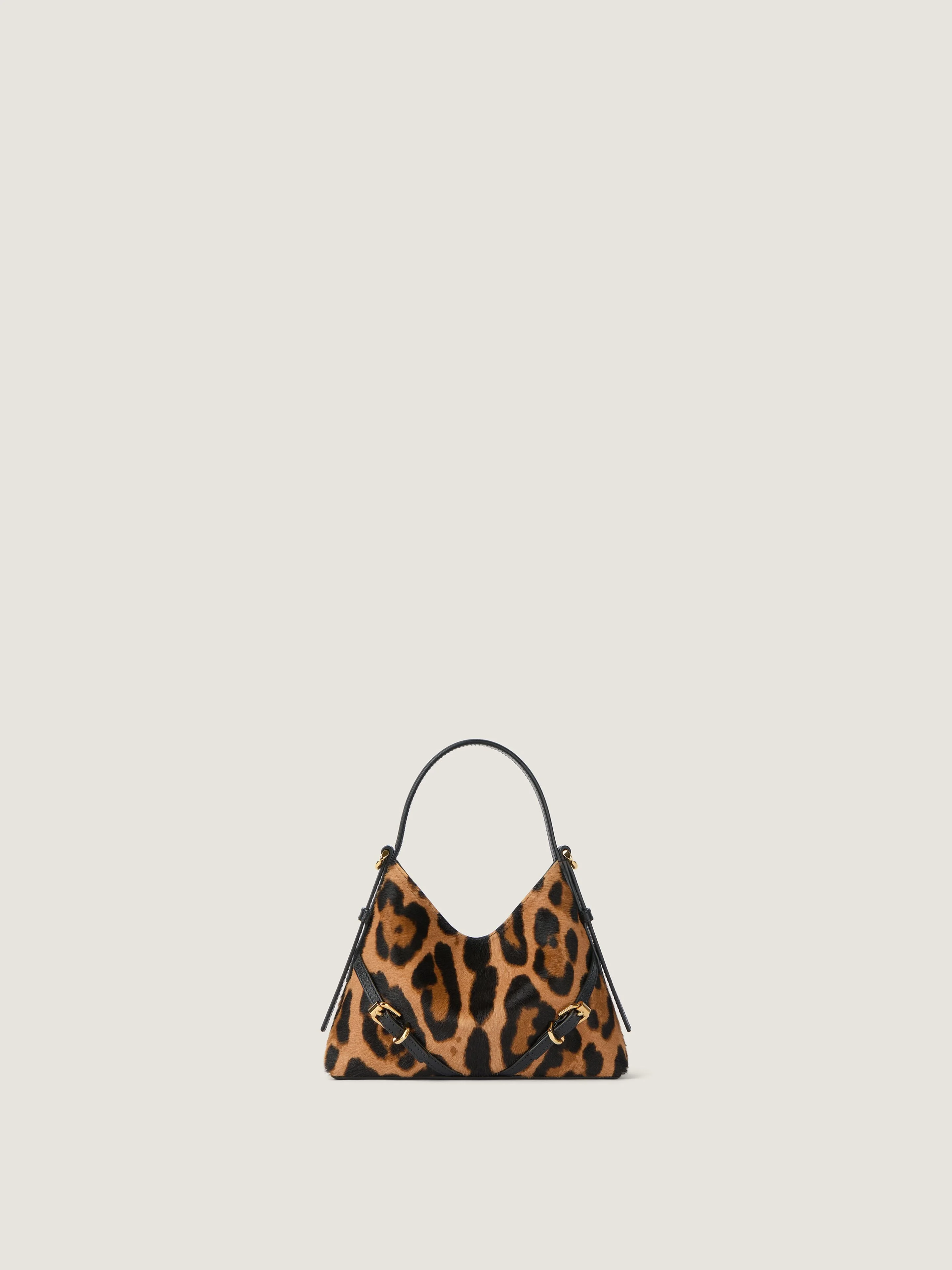 NANO VOYOU BAG IN PONY EFFECT LEATHER WITH LEOPARD PATTERN - 1