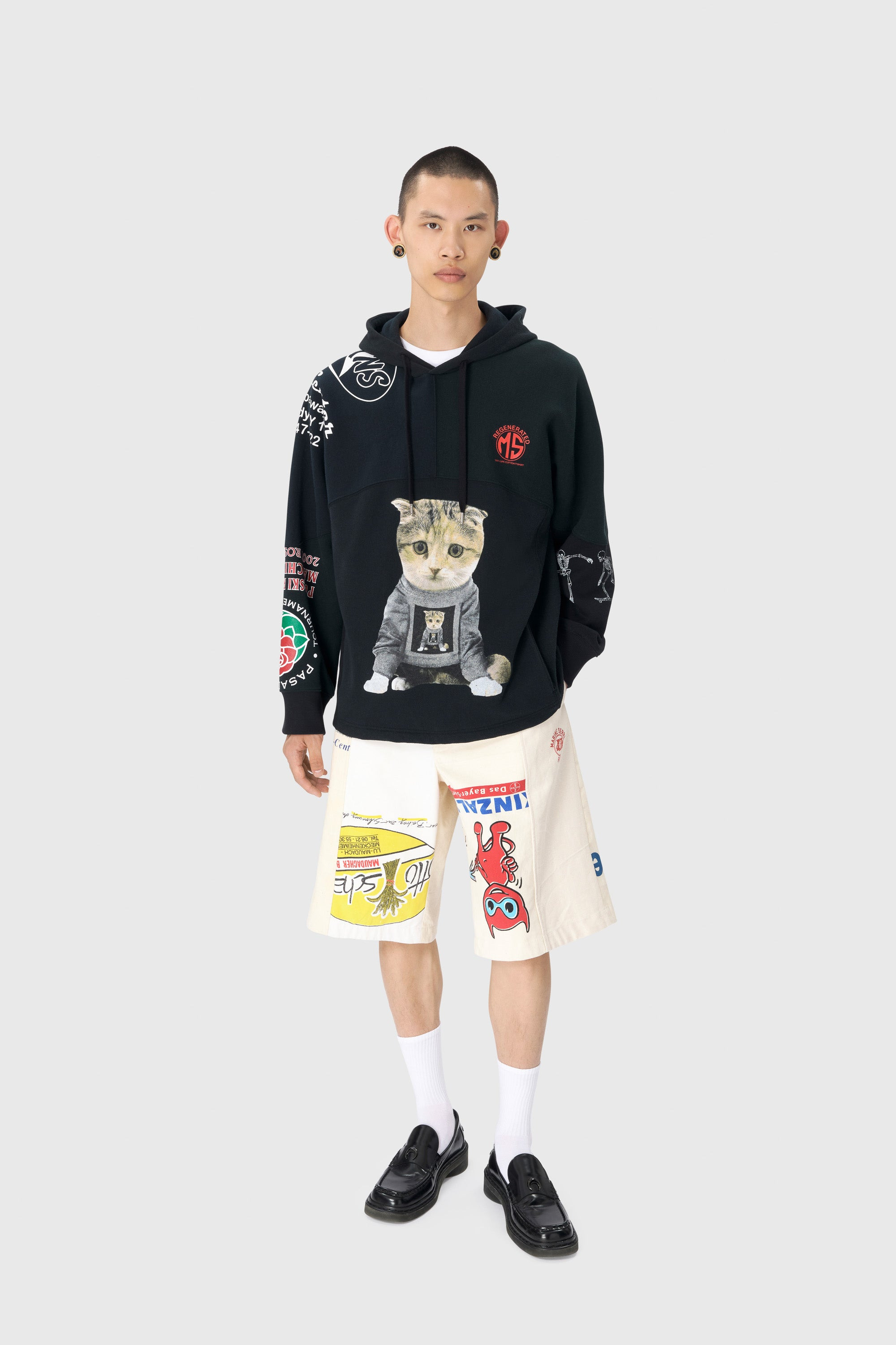 Regenerated Tote Bags Cargo Shorts - 2