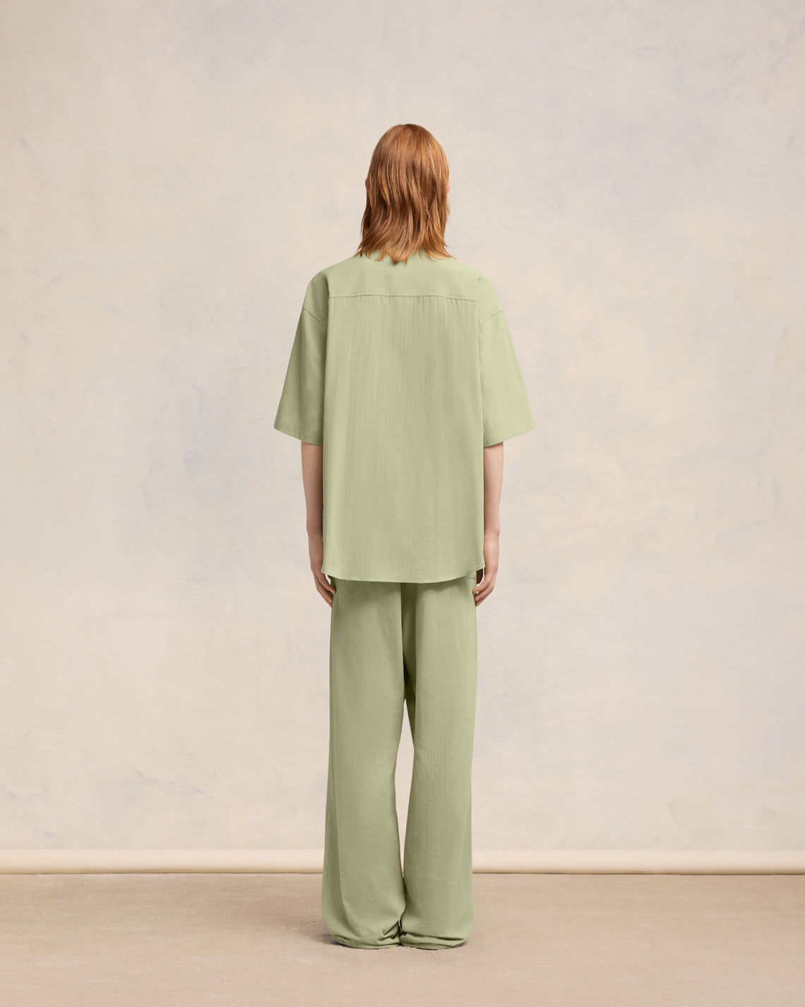 CAMP COLLAR SHORT SLEEVE SHIRT - 5