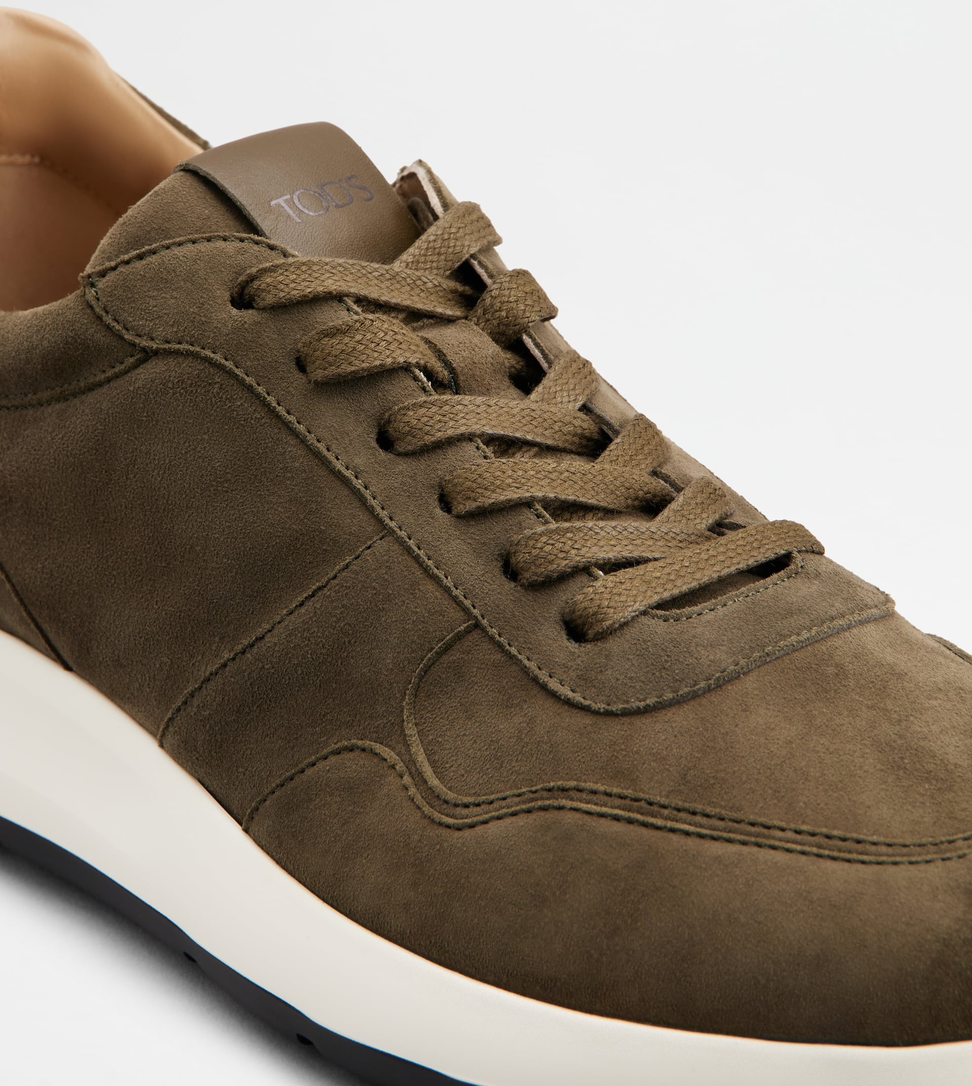 SNEAKERS IN SUEDE - GREEN - 5