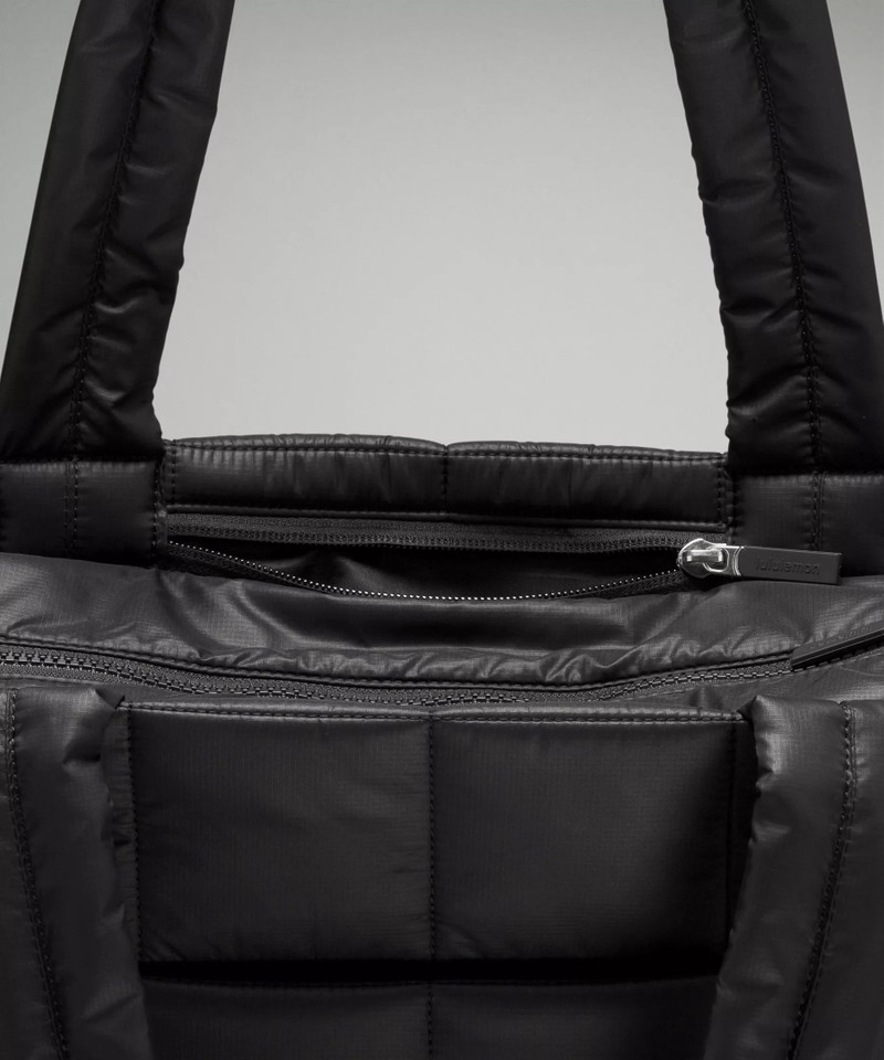 Quilted Grid Tote Bag 12L 5