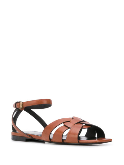 SAINT LAURENT Tribute flat sandals outlook