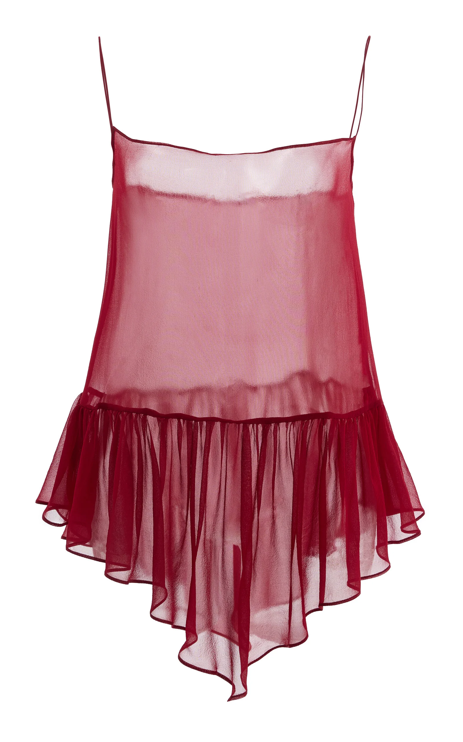 Harlowe Ruffled Silk Top - 1