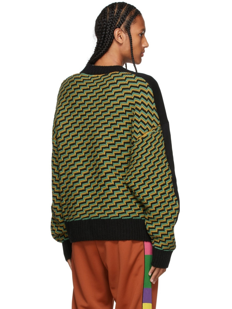 Black Missoni Edition Paneled 'Mind' Sweater 3