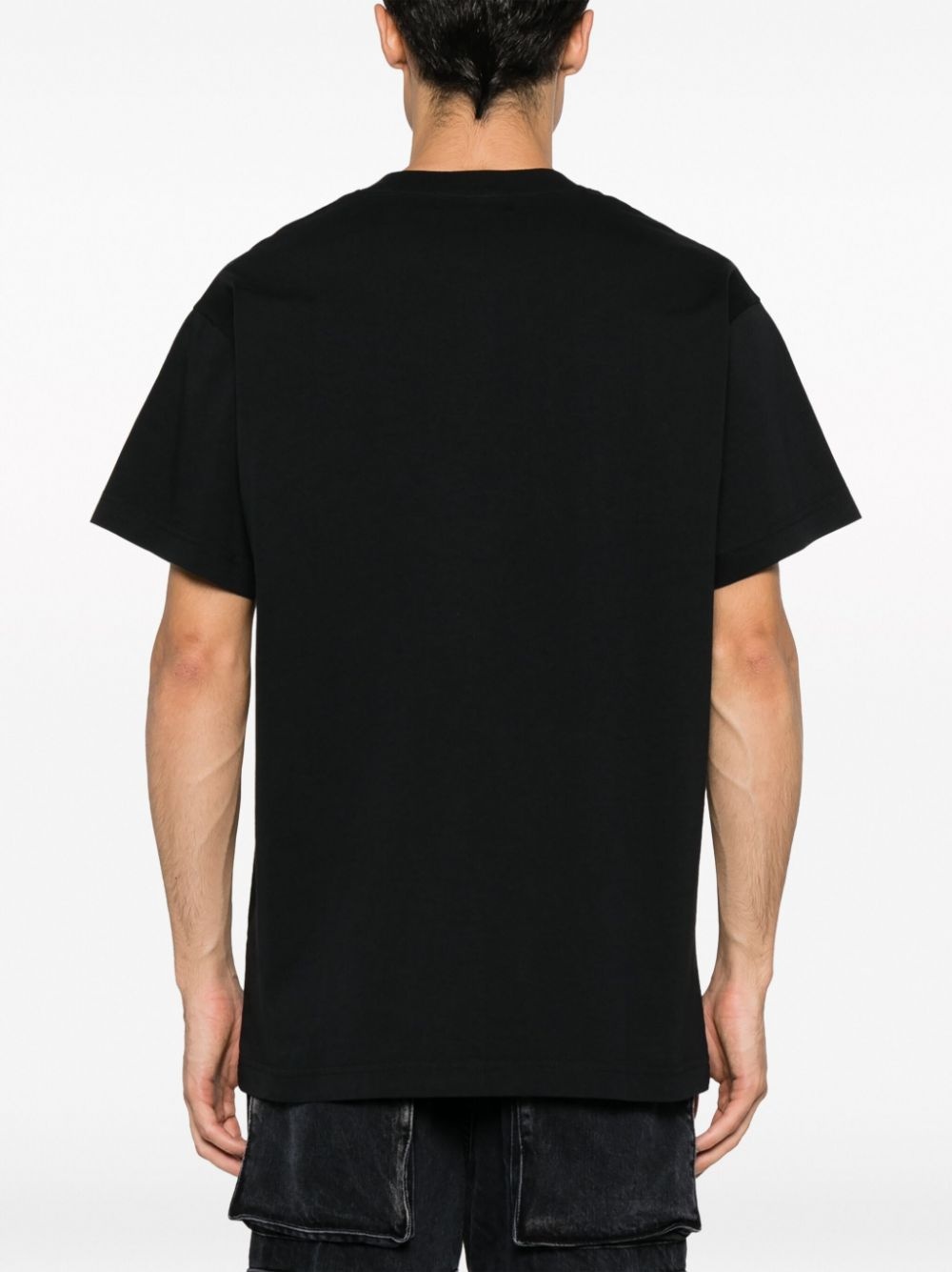 logo-embroidered crew-neck T-shirt - 4