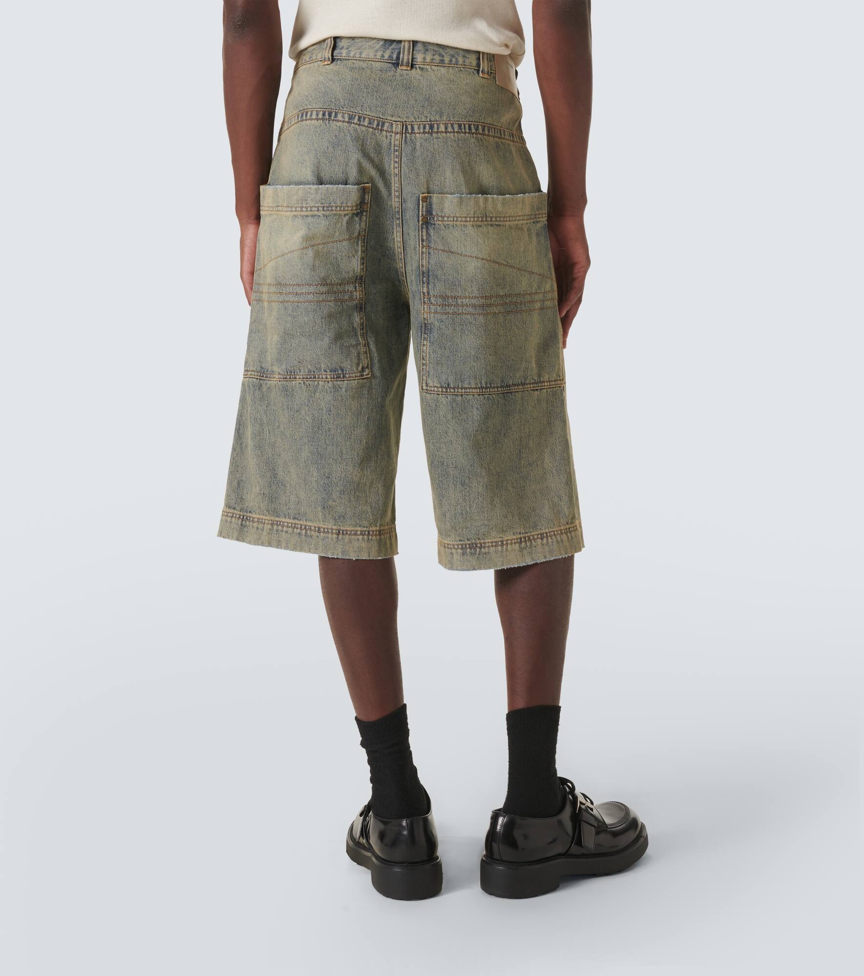 D-Shorts oversized denim shorts - 4
