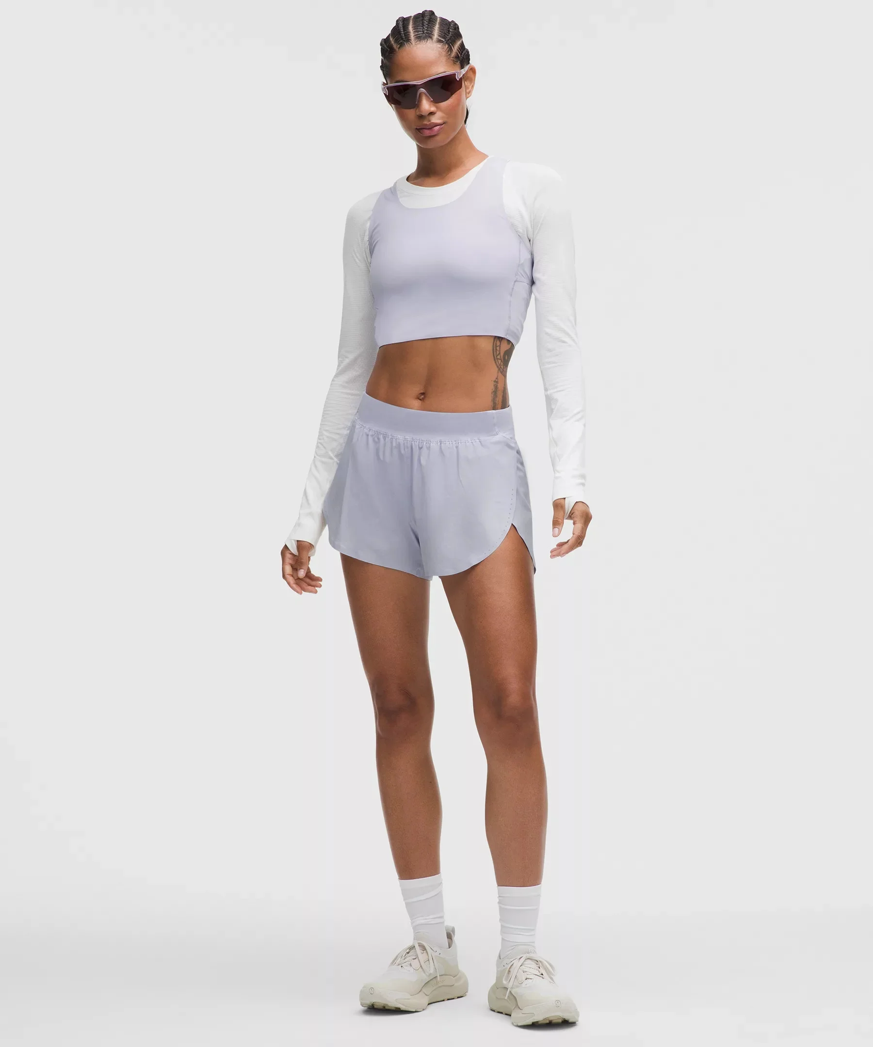 Fast and Free High-Rise Classic-Fit Split Short 3" - 1