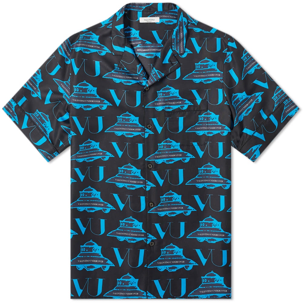 Valentino x Undercover UFO VU All Over Print Vacation Shirt - 1