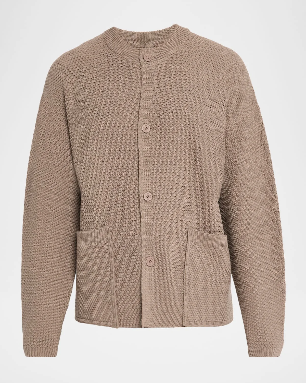 Men's Rustic Knit Cardigan - 1