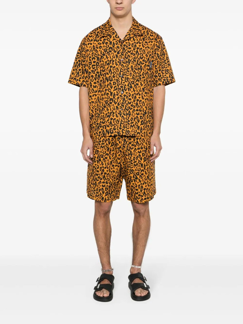 Palm Angels LEOPARD-PRINT POPLIN SHIRT outlook