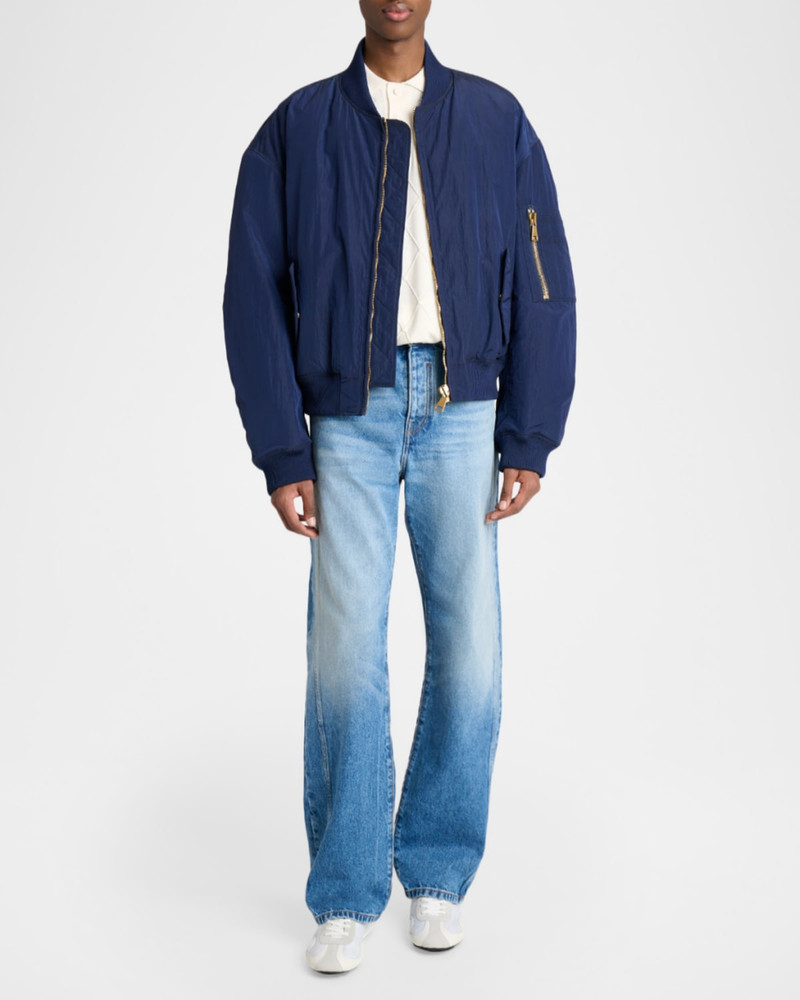 Balmain Men's Vintage Embroidered Bomber Jacket outlook