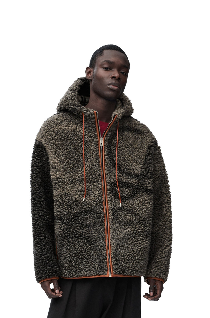 Hooded jacket in wool blend 3