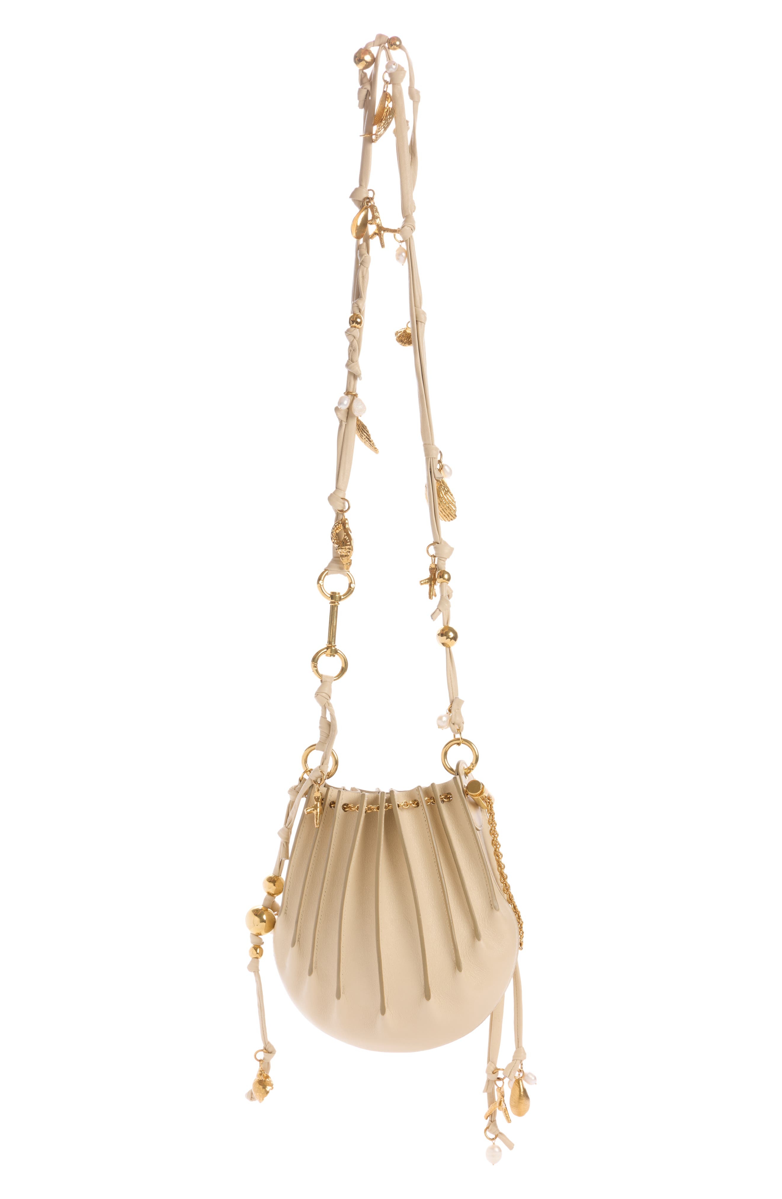 Chloé Sea Treasures Leather Crossbody Bag in Deep Ivory at Nordstrom - 4