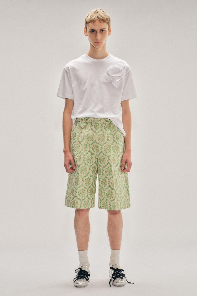 Tailored Wide Leg Belt Loop Tab Shorts 1