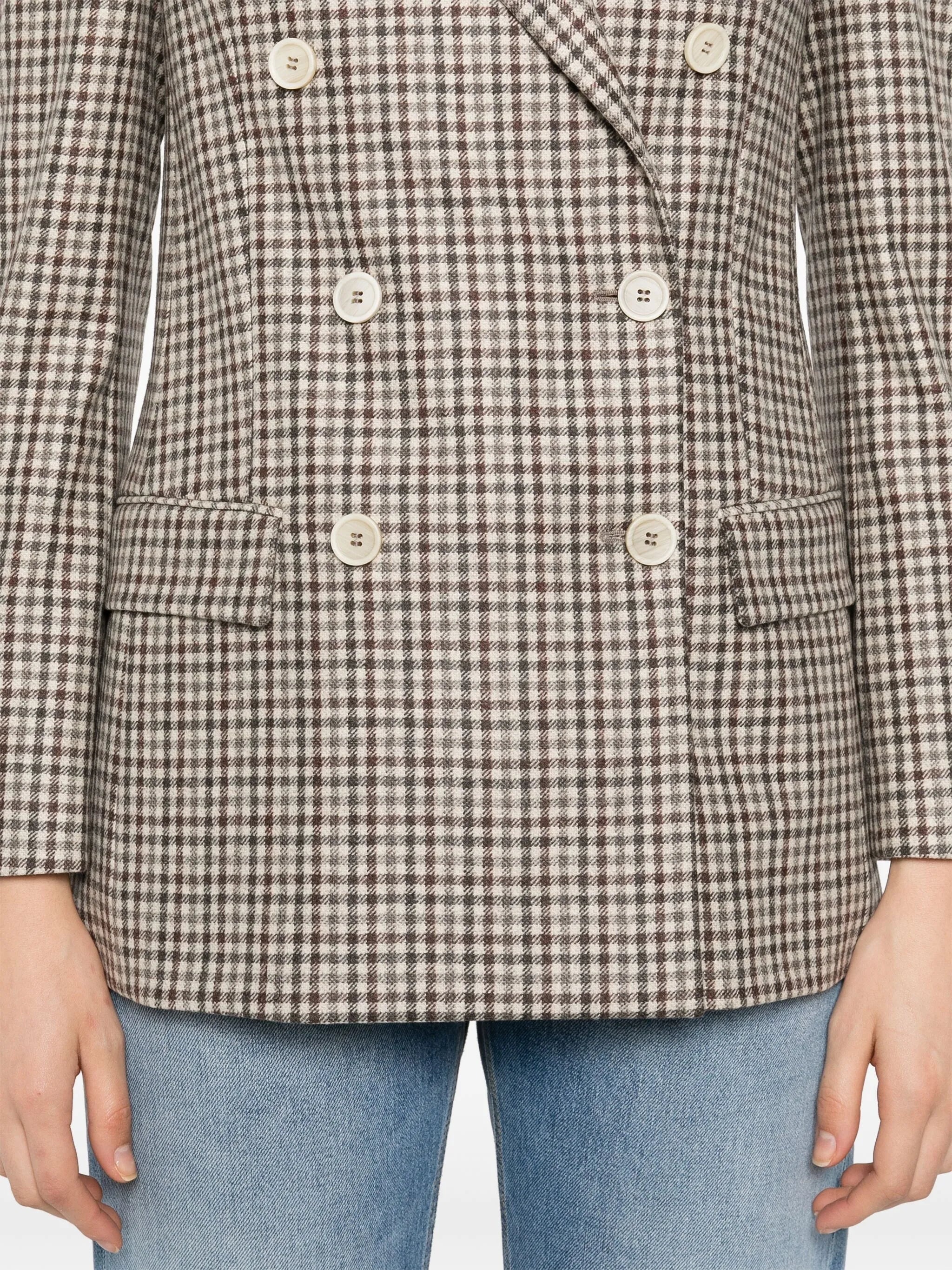 Check-print Blazer - 2