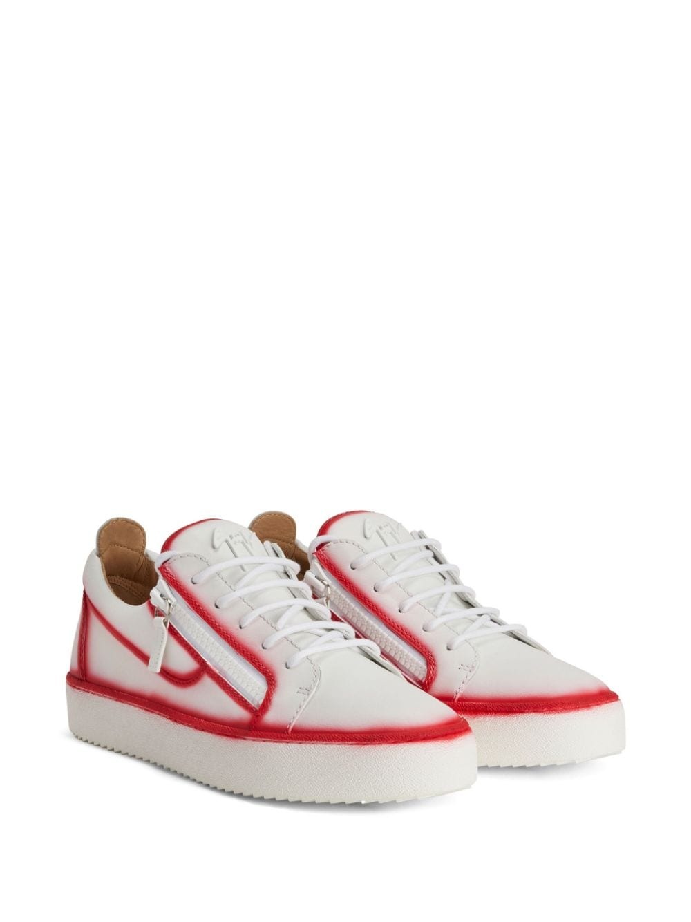 Frankie seam-detail low-top sneakers - 2