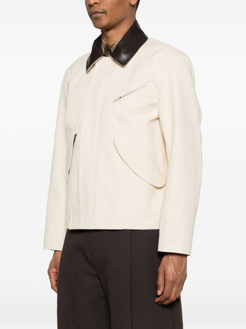 Painter leather-collar jacket 3