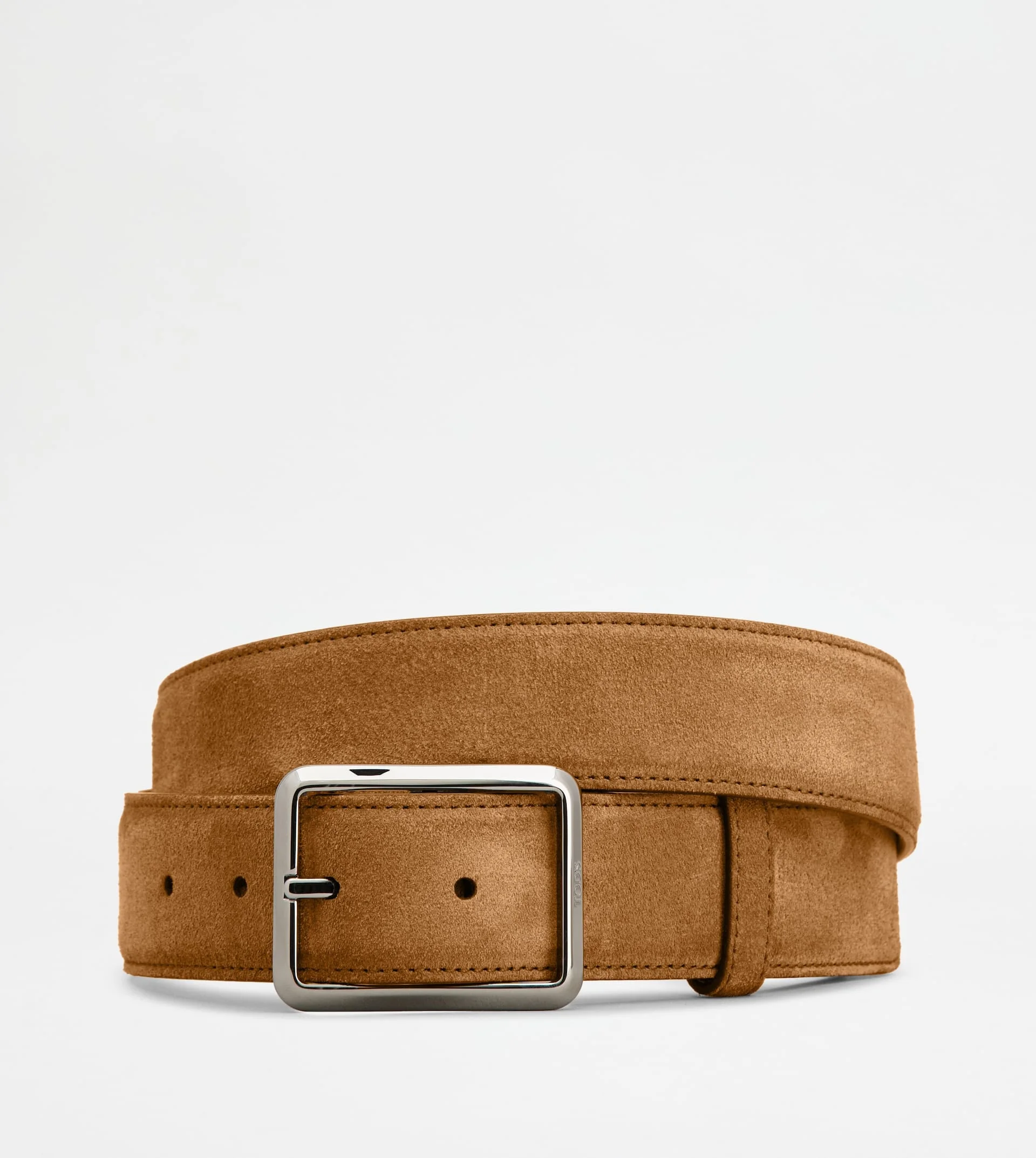 BELT IN SUEDE - BROWN - 1