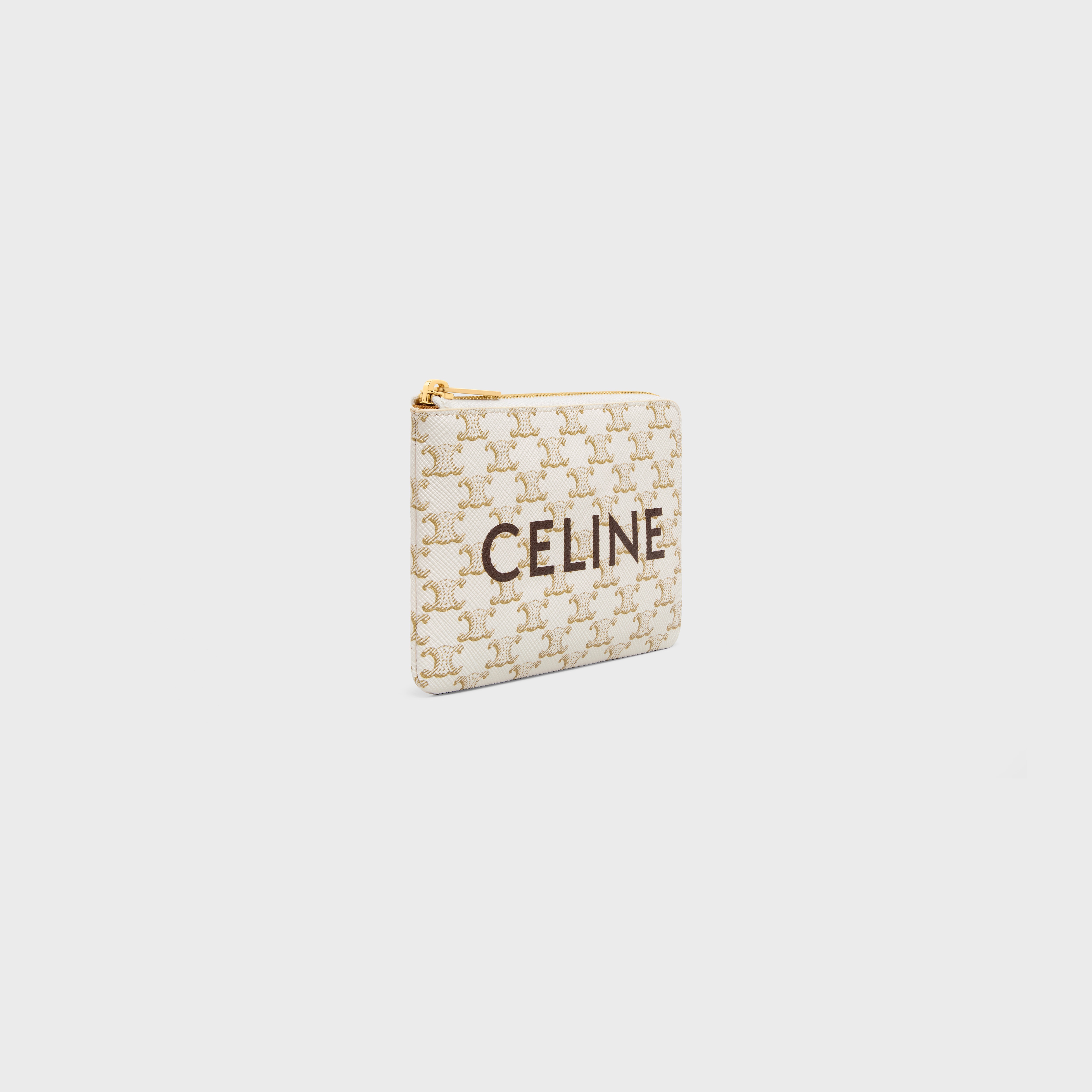 Coin & Card Pouch in Triomphe Canvas - 2